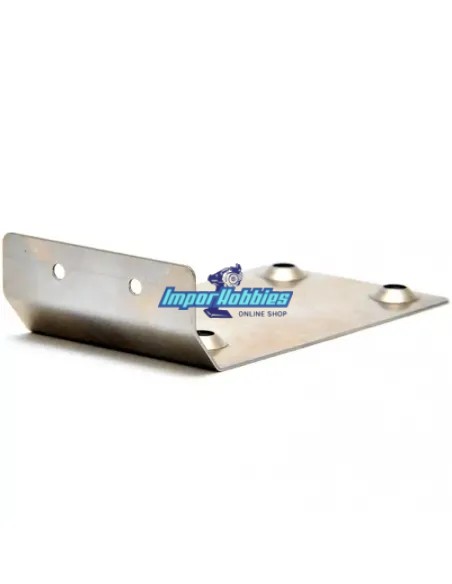 Bumper trasero & protector de chasis acero Hobao Hyper VS / VSe / VT / VTe OP-0122