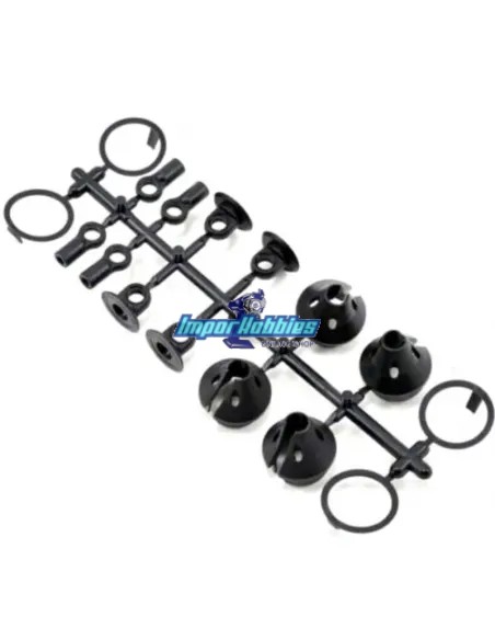 Plásticos de amortiguador Hobao Hyper SS / VS / VT / MT Plus / MTe Plus 90049 - Hobao Hyper VS & VSe Nitro - Eléctrico