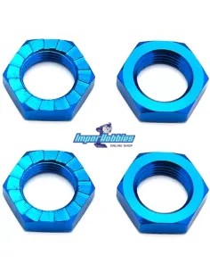 Ecrous de roues bleus 17mm (4 U.) Team Associated RC8B3 / B3.1 / B3.2 / T3 / T3.1 / T3.2 AS81082 - Team Associated RC8B3 & RC8B3