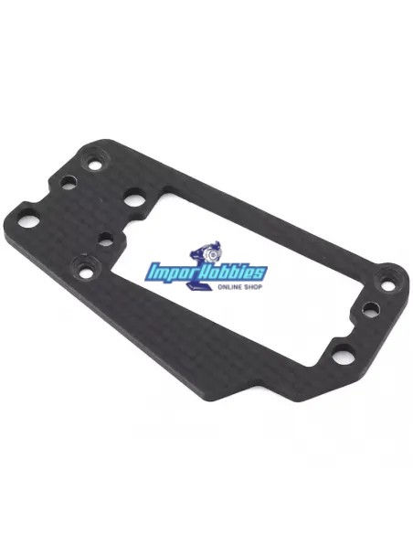 Bandeja / Soporte servo de dirección en carbono Team Associated RC8B3.2 / T3.2 AS81451 - Team Associated RC8 B3.2 Kit - Repuesto