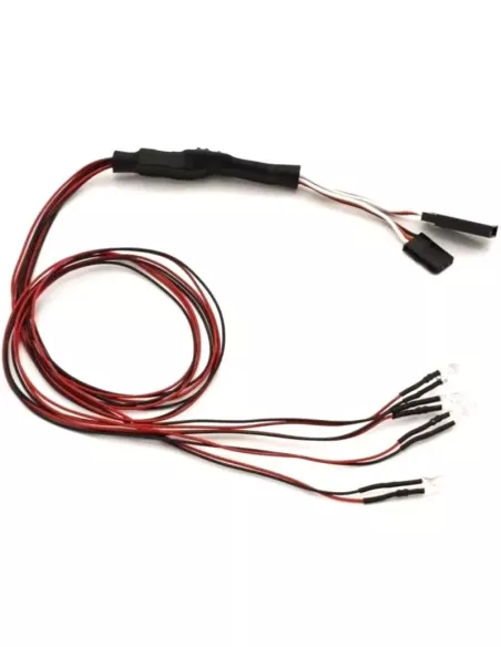 LED Light Unit 400mm - Red 2 Bulbs / Clear 2 Bulbs Kyosho 97054-4CR - Kyosho Mad Crusher GP & EP - Spare Parts & Option Parts