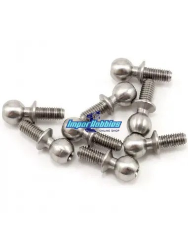 Rotules HD 6mm (8 U.) Team Associated B5 / B5M / B6 / B64 / B74 / SC6.1 / T6.1 / ProSC10 AS91047 - Team Associated B5 & B5M - Pi