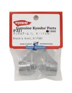 Aluminum Steering Knuckles IF6B (2 U.) Kyosho Inferno 7.5 / 777 / Neo / GT / GT2 / ST-RR / Psycho Kruiser IF221 - spare Parts 2