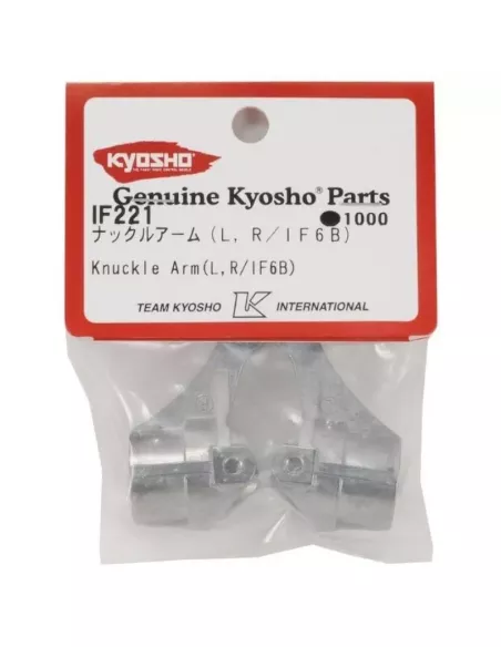 Aluminum Steering Knuckles IF6B (2 U.) Kyosho Inferno 7.5 / 777 / Neo / GT / GT2 / ST-RR / Psycho Kruiser IF221 - spare Parts