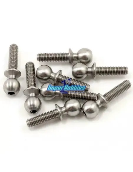 Rotules HD 10mm (8 U.) Team Associated B5 / B5M / B6.1 /  B6.2 / B64 / B74 / SC6 AS91049 - Team Associated B5 & B5M - Pièces det