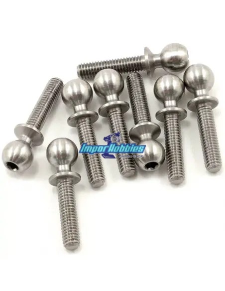 Rotules HD 12mm (8 U.) Team Associated B5 / B5M / RC8B3 / B3.1 / B3.2 / T3.2 AS91050 - Team Associated B5 & B5M - Pièces detaché