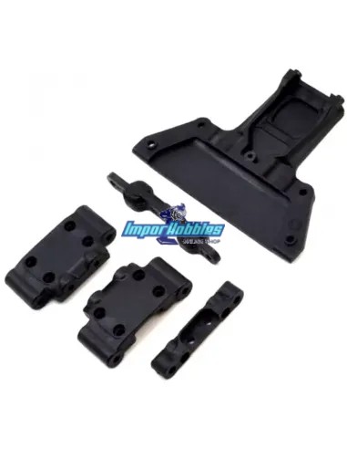 Soportes de trapecios, placa de chasis y placa superior Team Associated DR10 / ProSC10 / Reflex DB10 AS91359 - Team Associated P