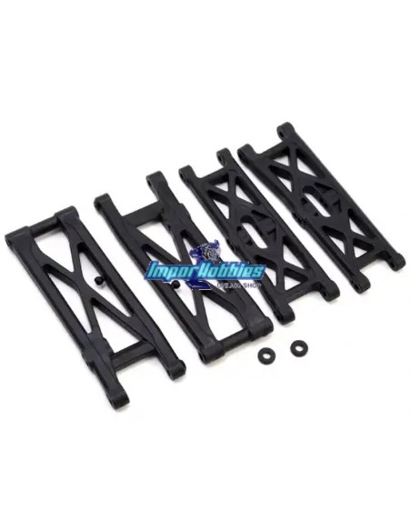 Triangles inférieurs avant / arrière  (4 Uds.) Team Associated DR10 / ProSC10 / SC5M / T5M AS71015 - Team Associated ProSC10 RTR