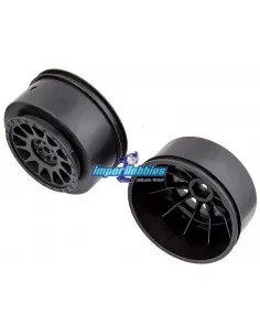 Black Wheels 'Method' (2 U.) Team Associated ProSC10 / Reflex DB10 / Trophy Rat / SC6.1 / SC6.2 AS71040 - Team Associated ProSC1 2