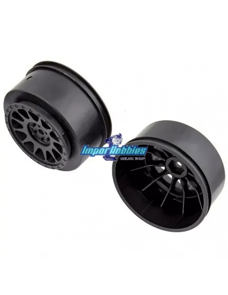 Jantes noires 'Method' (2 U.) Team Associated ProSC10 / Reflex DB10 / Trophy Rat / SC6.1 / SC6.2 AS71040 - Team Associated ProSC