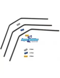 Anti-Roll Bar Set - Front 2.6 - 2.7 - 2.8mm Team Associated RC8B3 / B3.1 / B3.2 / T3 / T3.1 AS81131 - Team Associated RC8B3 & RC