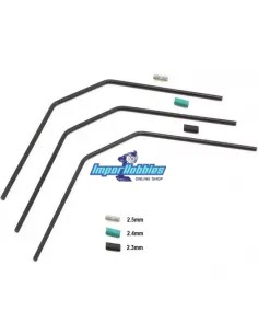 Anti-Roll Bar Set - Front 2.3 - 2.4 - 2.5mm Team Associated RC8B3 / B3.1 / B3.2 / T3 / T3.1 AS81130 - Team Associated RC8B3 & RC