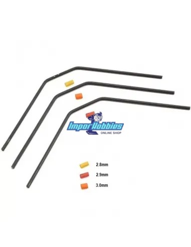 Kit estabilizadoras traseras 2.8 - 2.9 - 3.0mm Team Associated RC8B3 / B3.1 / B3.2 / T3 / T3.1 AS81141 - Team Associated RC8B3 &