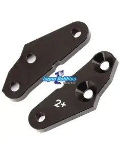 Equerre de direction +2 Deg - Aluminium Team Associated RC8B3 / B3.1 / B3.2 / T3 / T3.1 / T3.2 AS81063 - Team Associated RC8B3 &