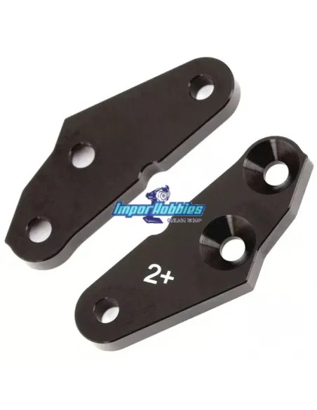 Equerre de direction +2 Deg - Aluminium Team Associated RC8B3 / B3.1 / B3.2 / T3 / T3.1 / T3.2 AS81063 - Team Associated RC8B3 &
