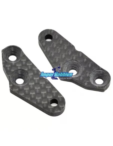 Equerre de direction +2 Deg - Carbone Team Associated RC8B3 / B3.1 / B3.2 / T3 / T3.1 / T3.2 AS81064 - Team Associated RC8B3 & R