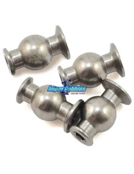 Bolas de tirantes dirección (4 Uds.) Team Associated RC8B3 / B3.1 / B3.2 / T3 / T3.1 / T3.2 AS81397 - Team Associated RC8B3 & RC