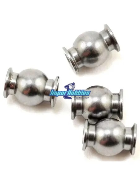 Bolas de tirantes traseros (4 Uds.) Team Associated RC8B3 / B3.1 / B3.2 / T3 / T3.1 / T3.2 AS81398 - Team Associated RC8B3 & RC8