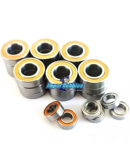 Kit de rodamientos - High Speed (24 Uds.) Hobbytech STR8 / Spirit RTR / NXT Nitro Fussion FS-BK007 - Hobbytech STR8 DeLuxe & STR