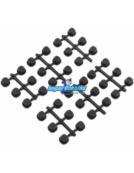 Bouchons d'axes de triangles Team Associated RC8B3 / T3 AS81050 - Team Associated RC8B3 & RC8B3e - Pièces detachées et options