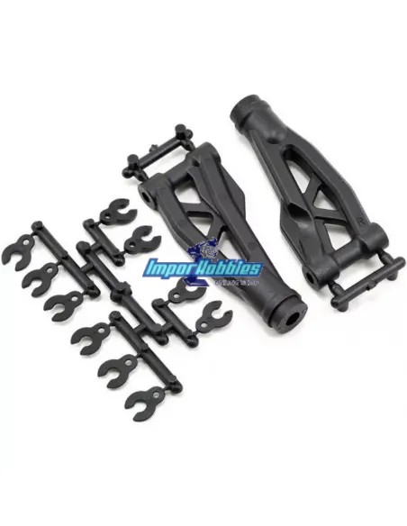 Trapecio superior delantero & insertos (2 Uds.) Team Associated RC8B3 / B3.1 AS81055 - Team Associated RC8B3 & RC8B3e - Repuesto