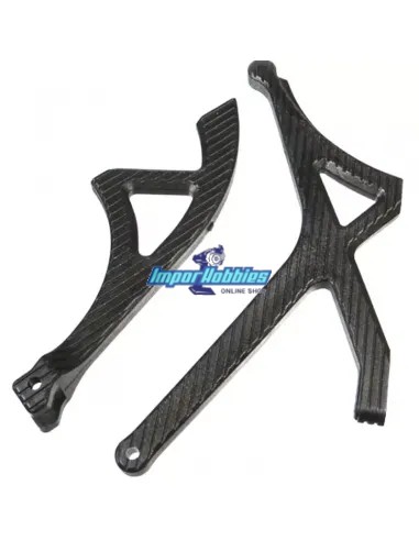 Renforts de chassis plastique AV/AR Hobao Hyper SS Nitro 90018 - Hobao Hyper SS & SSe GP - EP