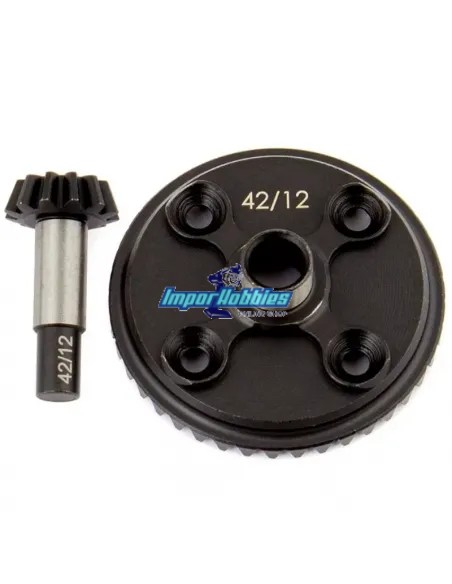 Couronne - pignon conique 42/12T - Underdrive Team Associated RC8B3.1 / B3.1e / B3.2 / B3.2e AS81009 - Team Associated RC8B3.1 &
