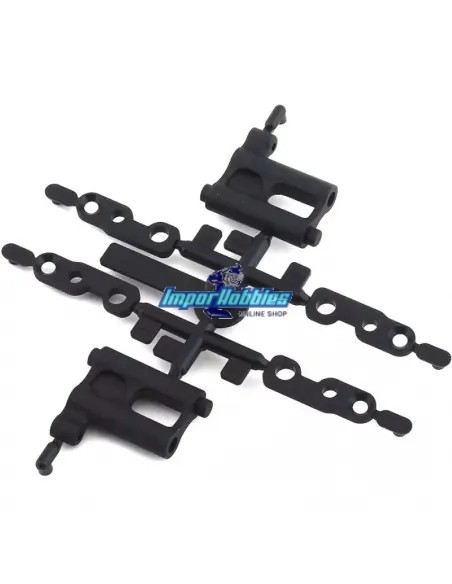 Plots et entretoises du platine de radio Team Associated RC8B3.2 / T3.2 AS81433 - Team Associated RC8 B3.2 Kit - Pièces detachée