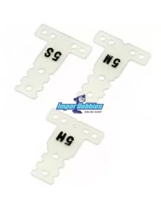 Set T suspensión FRP 0.5mm Tipo MM & LM (3 Uds.) Kyosho Mini-Z MR-03 / RWD MZW437 - Kyosho Mini-Z MR-02 / MR-015 - Repuesto y Op