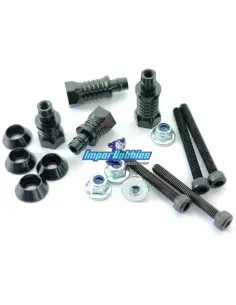 Fixations d'amortisseurs CNC 7075 - AS81196 (4 U.) Team Associated RC8B3 / B3.1 / B3.2 Fussion FS-OP001 - Team Associated RC8B3