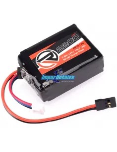 Accu Lipo RX recepteur Block 2200mah 7.6V HV prise universel Ruddog RP-0175. Hot Bodies - TLR 8ight