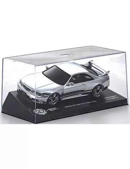 Buy Painted Body 20TH 94mm Kyosho Mini-Z Nissan Skyline GT-R R33 V.Spec Chrome Silver MZP438CS. Image 2