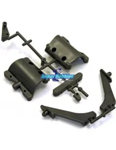 Bumper & Wing Stay Set TR104B Kyosho DBX / DBX VE / DRX / Nitro Tracker NT002 - Kyosho DBX - Spare Parts & Option Parts