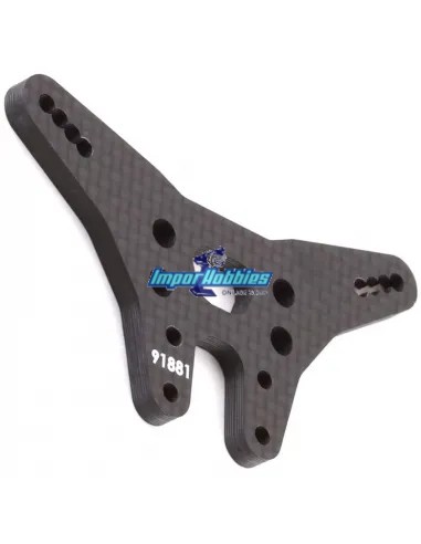 Soporte de amortiguador trasero carbono Team Associated B6 AS91881