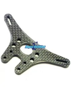 Soporte de amortiguador trasero carbono 5 puntos Team Associated B6.1 / B6.1D / B6.2 / B6.2D / B6.3 VP-Pro VP-AE91769