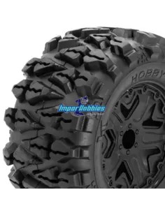 Terramax MT Tires - 140/73 Hex. 12mm 1/10 Monster Truck Hobbytech HT-462 2