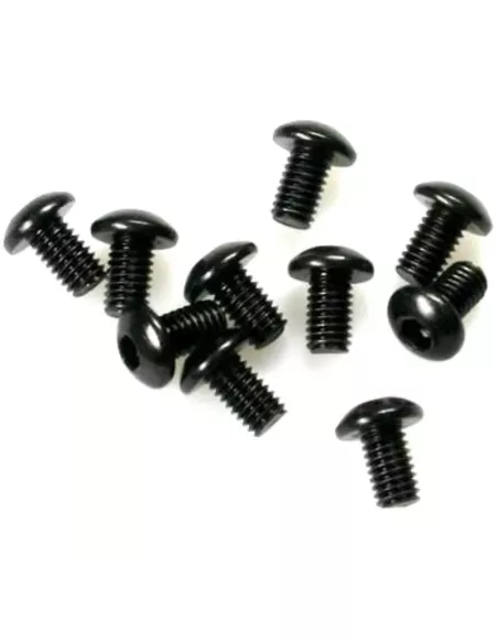 Button Head Hex Screws M3X5mm (10 U.) Fussion FS-TB3005 - Steel Screws - M3