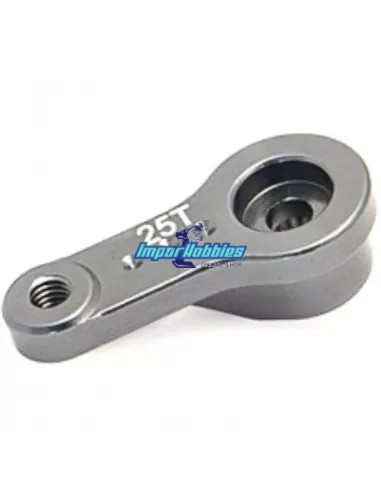 Brazo / Horn de servo corto de dirección en CNC - 25T Hobbytech Survolt / Revolt / BXR S1 / BXR MT HT-510035-GM