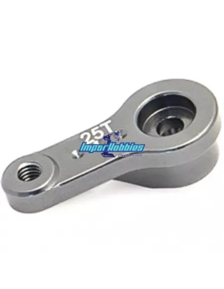 Brazo / Horn de servo corto de dirección en CNC - 25T Hobbytech Survolt / Revolt / BXR S1 / BXR MT HT-510035-GM