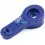 Brazo / Horn de servo corto de dirección en CNC - 25T Azul Hobbytech HT-510035-BL