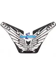 Soporte de amortiguador trasero aluminio 4mm OAS Hobbytech BXR S1 REV-OP36-FR