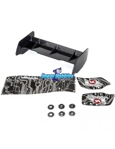 Aileron noir 150mm 1/10 Buggy Hobbytech HT501551 - Pièces detachées et options