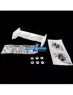 Aileron blanc 150mm 1/10 Buggy Hobbytech HT501550 - Pièces detachées et options 2