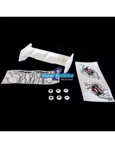 Aileron blanc 150mm 1/10 Buggy Hobbytech HT501550 - Pièces detachées et options