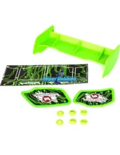 Alerón verde 150mm 1/10 Buggy Hobbytech HT501554 - Coche RC Repuesto y opciones 2