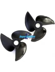 Hélices tri-pala D36xP1.4 Nylon (2 Uds.) Kyosho Jet Stream 600 BPP436-3 - Kyosho Jet Stream 600 EP ReadySet - Repuestos y Opcion