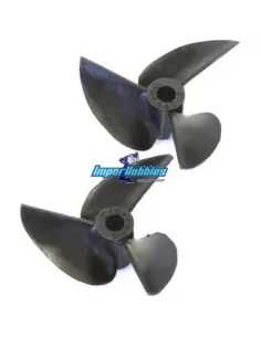 Hélices tri-pala D40xP1.4 Nylon (2 Uds.) Kyosho Jet Stream 600 & 888 BPP440-3 - Kyosho Jet Stream 600 EP ReadySet - Repuestos y