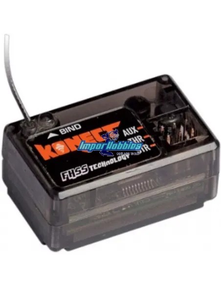 Receptor Konect KR2S 2.4GHz para emisora KT2S - KN-KR2S - Receptores para emisoras coche rc