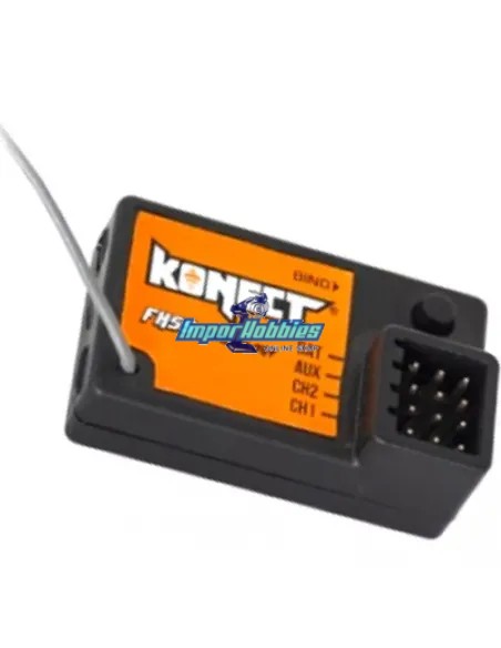 Receptor Konect KR2S+ 2.4GHz para KT2S+ KN-KR2S+ - Receptores para emisoras