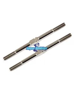 Biellettes titane bleues a pas inverse 2.00in 51mm (2 U.) Team Associated B4 / B44 / B5 AS1406 - Team Associated B4 / T4 - Pièce